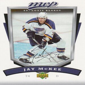Jay McKee - 2006/2007 Upper Deck MVP Hockey Card